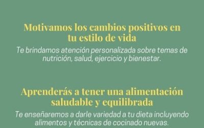 Razones por las que acudir a una dietista